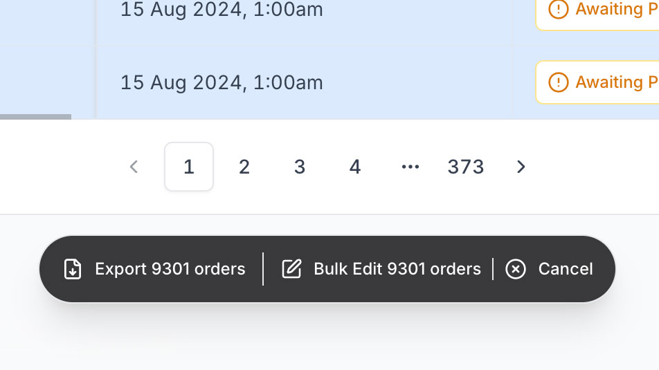 Export Orders